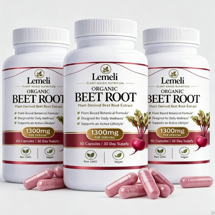 Lemeli Beetroot Plant-Based Daily Wellness Supplement – Antioxidant Blend 1-3x