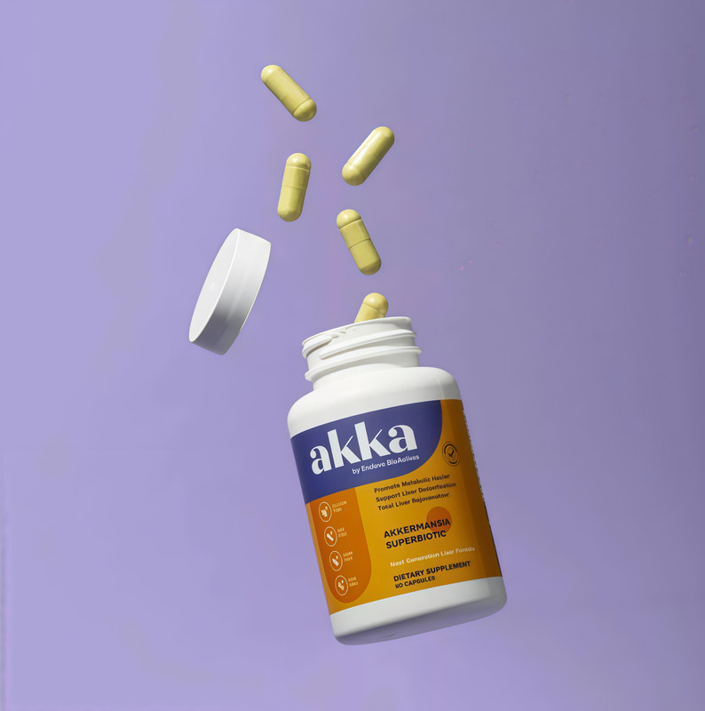 2 BOTTLES-Akka Premium Liver Cleanse Detox&Repair Superbiotic 60 Caps Gut Health gallery