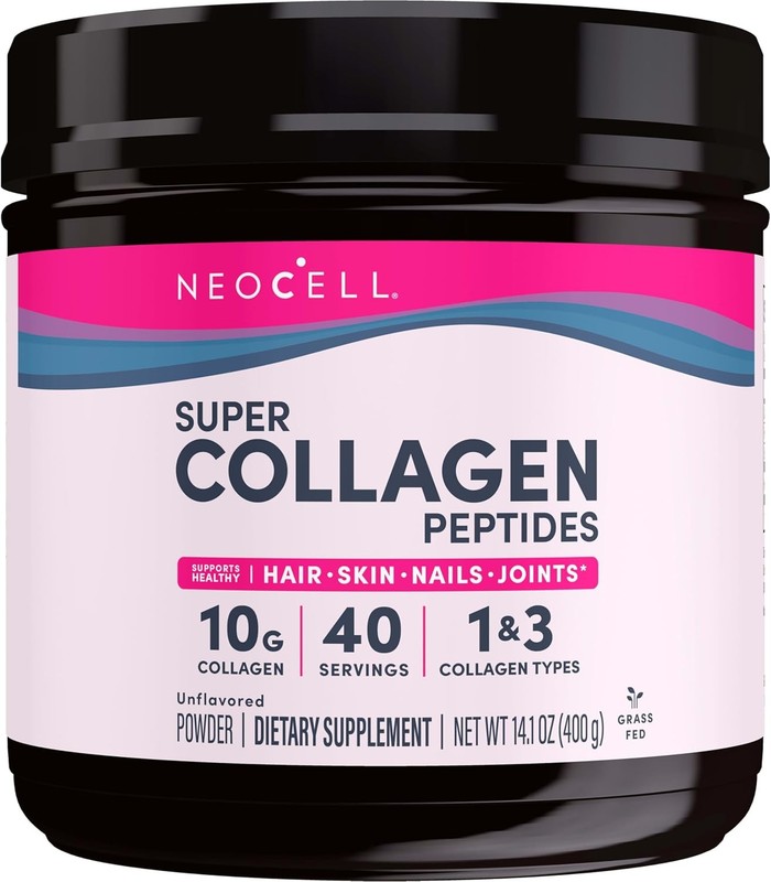 NeoCell Super Collagen Peptides, 10g Peptides 14 Ounce (Pack of 1)