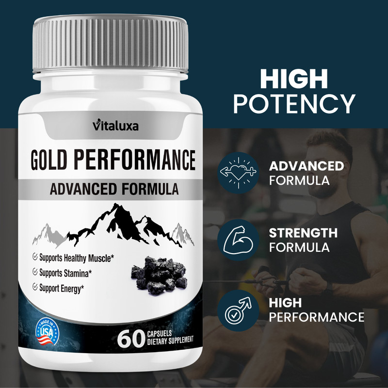 (5 Pack) Gold Performance Capsules Maximum Strength for Confident (300 Capsules) gallery