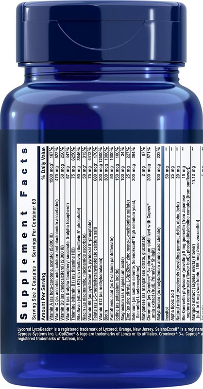 Life Extension Two-Per-Day High Potency Multi-Vitamin & Mineral Supplement 120 gallery