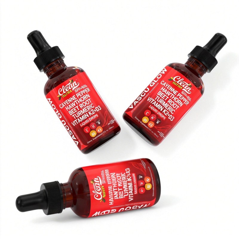 LUXRY NEW Clean Nutra Cayenne Pepper Supplement Liquid Drops + Hawthorn Berry gallery
