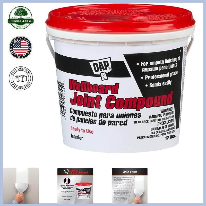Ready-Mixed Wallboard Joint Compound for Smooth Finishing of Gypsum Joints