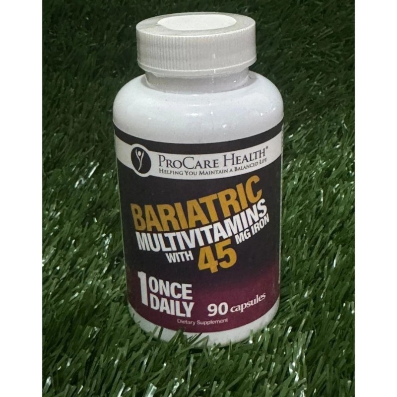 Bariatric Multivitamin | Capsule | 45mg | 90 Count 2 pack expiry ( 06/2027) gallery