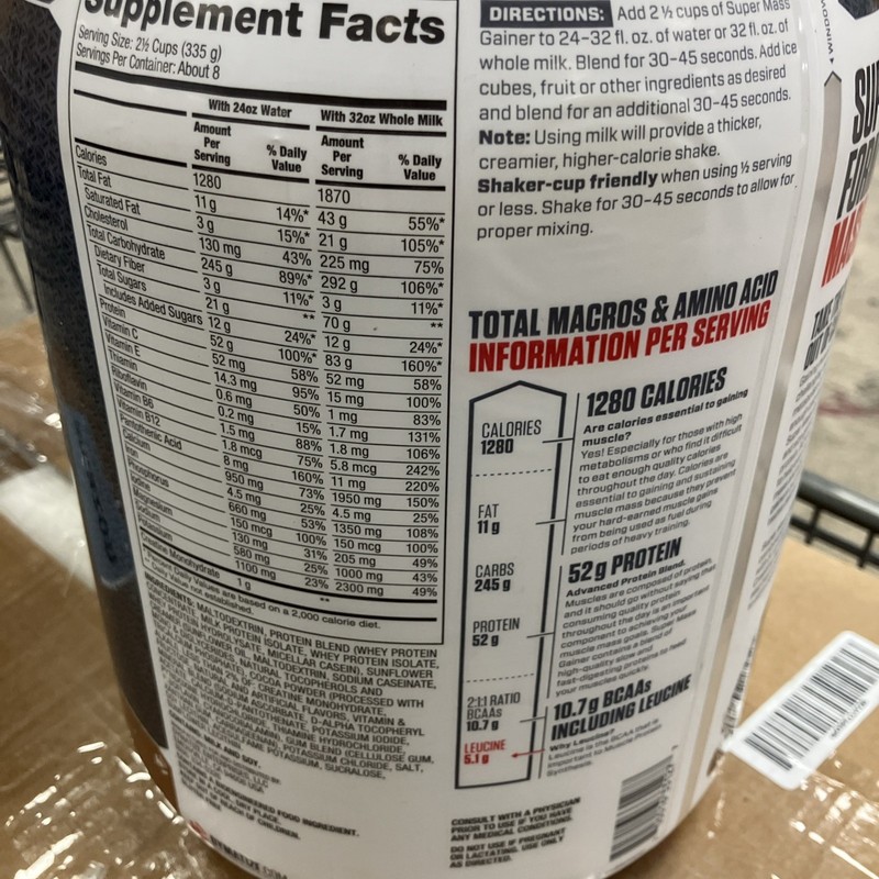 Dymatize Super Mass Gainer Protein Powder, Rich 6 Pound (Pack of 1) EXP 5/2026 gallery