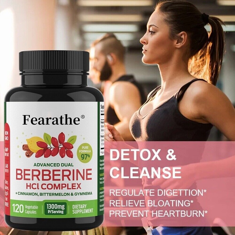 Metabolism Support Premium Berberine HCL Organic Ceylon Cinnamon Bitter Melon