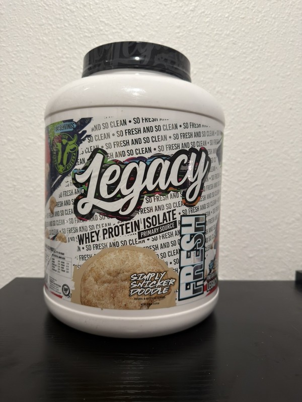 Legacy Whey Protein 5lb Pasture Fed 26g Protein Muscle Recovery snickerdoodle