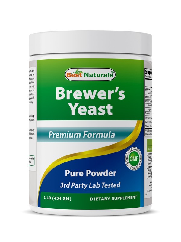 Best Naturals 100% Pure Brewers Yeast Powder – 16 oz