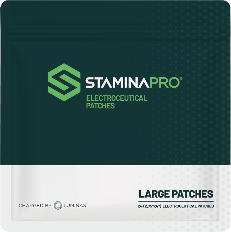 STAMINAPRO Patch - Water-Resistant Athletic Adhesive, Electroceutical Relief -
