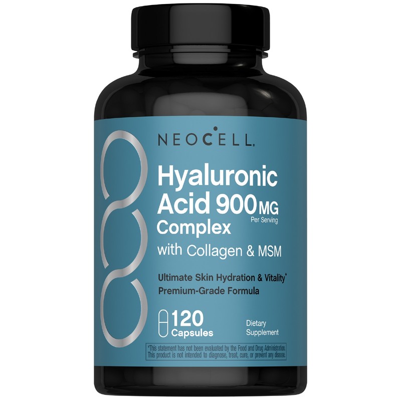 Hyaluronic Acid Complex 900mg | 120 Capsules | Collagen & MSM | by NeoCell