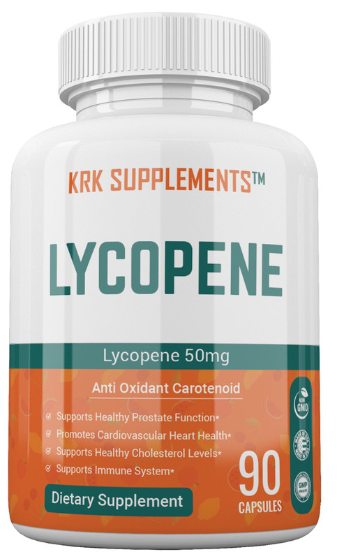 1 Bottle Lycopene 50mg Prostate Support Health Supplement