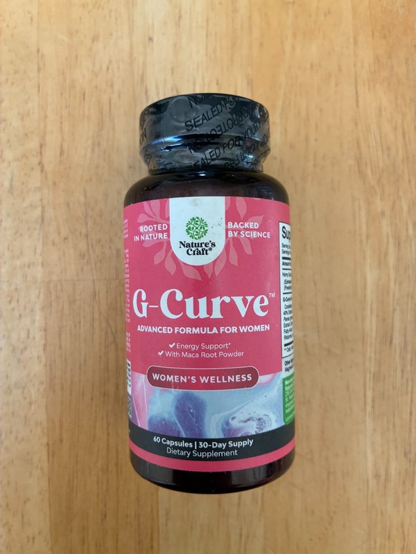 Natures Craft G Curve Horny Goat Weed for Women Invigorating Feminine Blend 30ct