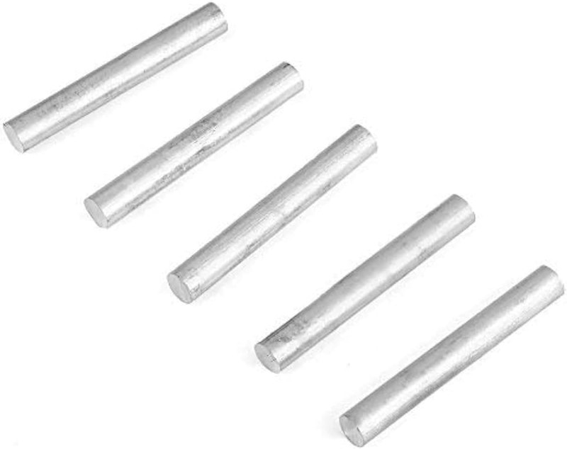 5Pcs Magnesium Mg Metal Rod Turned Finish High Purity Quality 99.99% 10Mmx60Mm/0 gallery