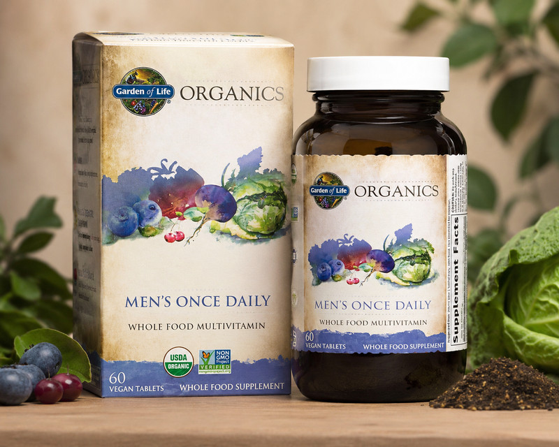 Garden of Life Women's Once Daily Multivitamin 60 Capsules – Iron, Biotin
