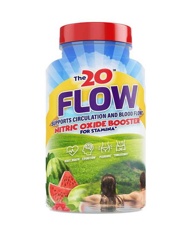 : Flow – Nitric Oxide Supplement – 60 Capsules – L-Citrulline from Organic Wa…