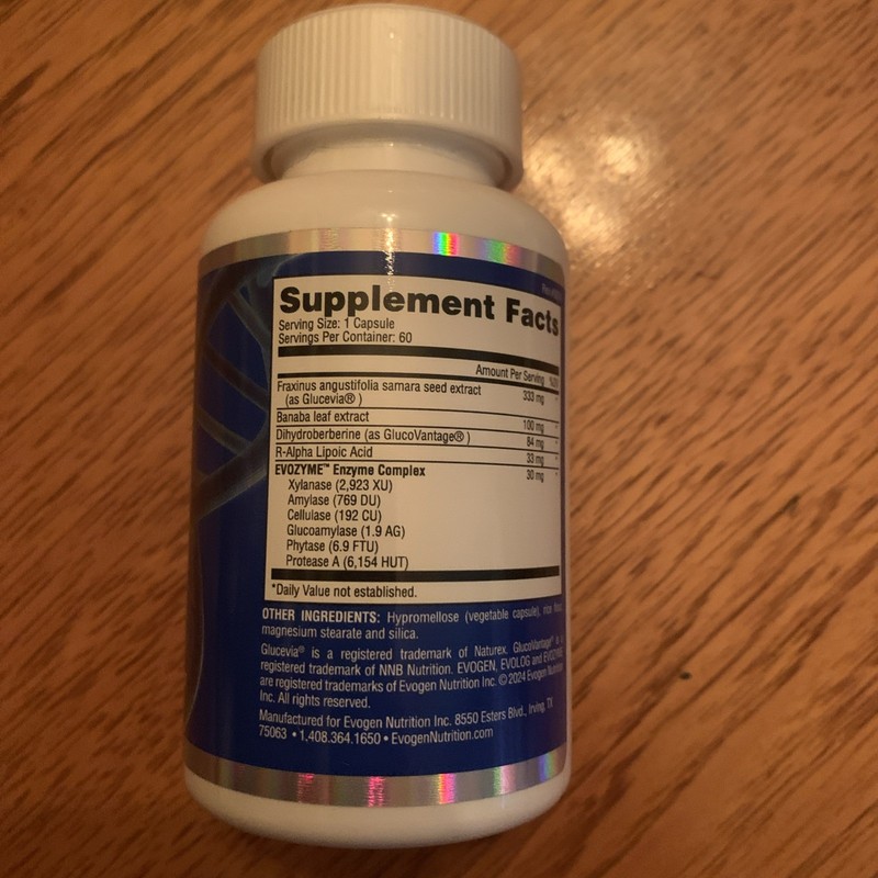 Evogen Nutrition EvoLog Elite Nutrient Partitioning Agent 60 CAPS 09/26 gallery