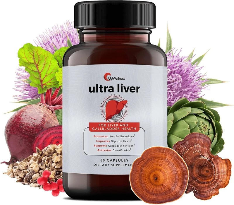 UpWellness Ultra Liver Supplement for Liver Health & Gallbladder Support