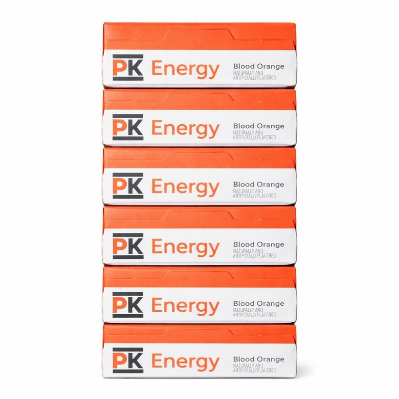 PURE KICK PK Energy Blood Orange Drink Mix 6 Boxes 36 Sticks Zero Sugar 80mg gallery