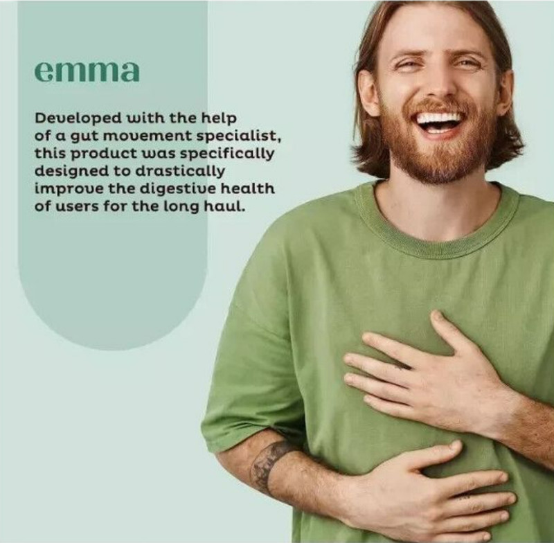 Emma 3 Pack Gut Health Supplement 180 Capsules Bloating Relief & Leaky Gut gallery