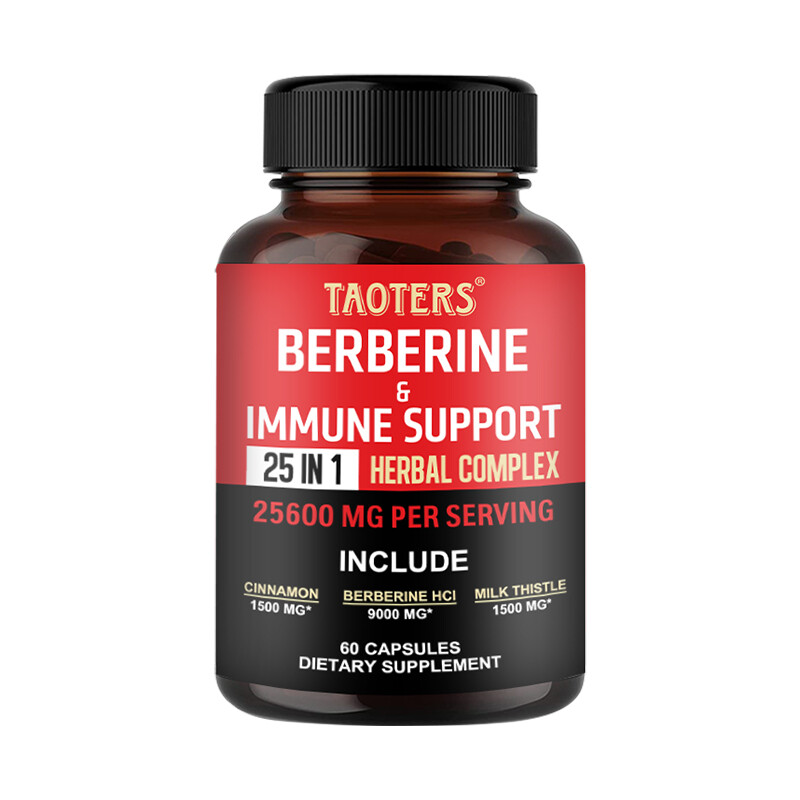 Berberine with Ceylon Cinnamon 120 Capsules Heart Health & Immune Support gallery