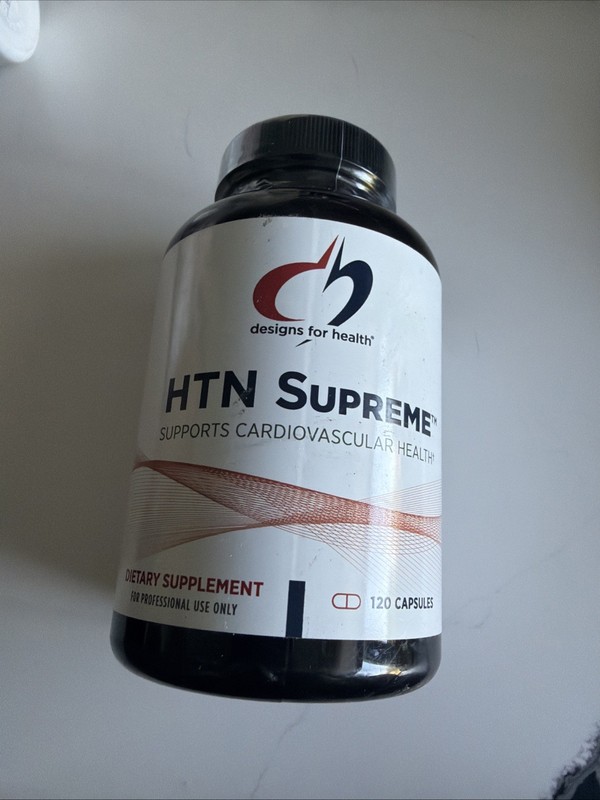 Designs for Health HTN Supreme Cardiovascular Capsules – (120 Caps) 3/27