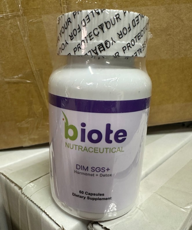 3 PACK Biote Nutraceuticals DIM SGS+Hormone +Detox 60 Capsules Pills Exp 3/27 US gallery