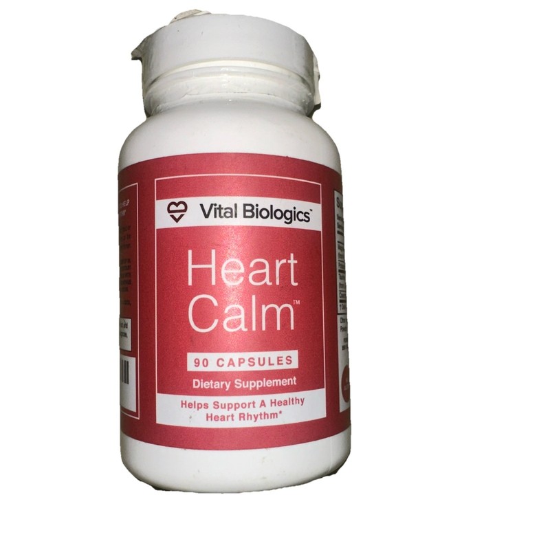 Vital Biologics HEART CALM 90 capsules NEW SEALED Exp:11/2028