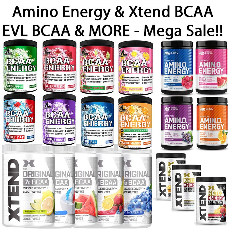 EVL – Cellucor – Scivation XTEND Keto ENERGY 7g BCAA | 20 Servings | ALL FLAVORS