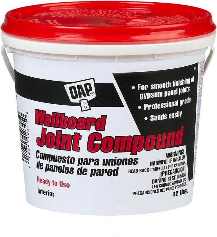 Versatile 12 Lbs Wallboard Joint Compound - Smooth Finish for Interior Walls gallery