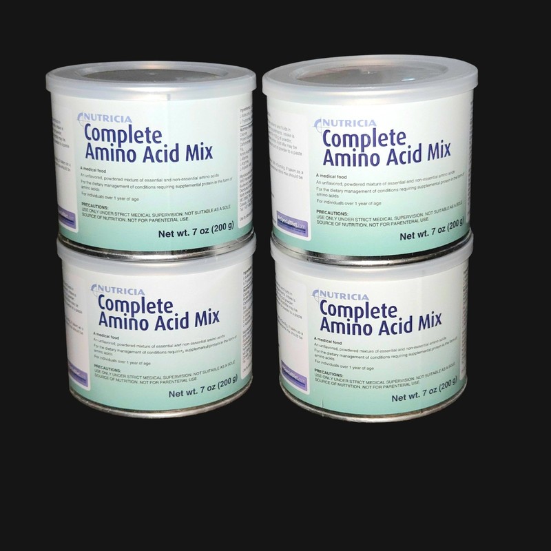 Lot Of 4 Cans Nutrica Complete Amino Acid Mix 7 Oz Each Expires 9/28