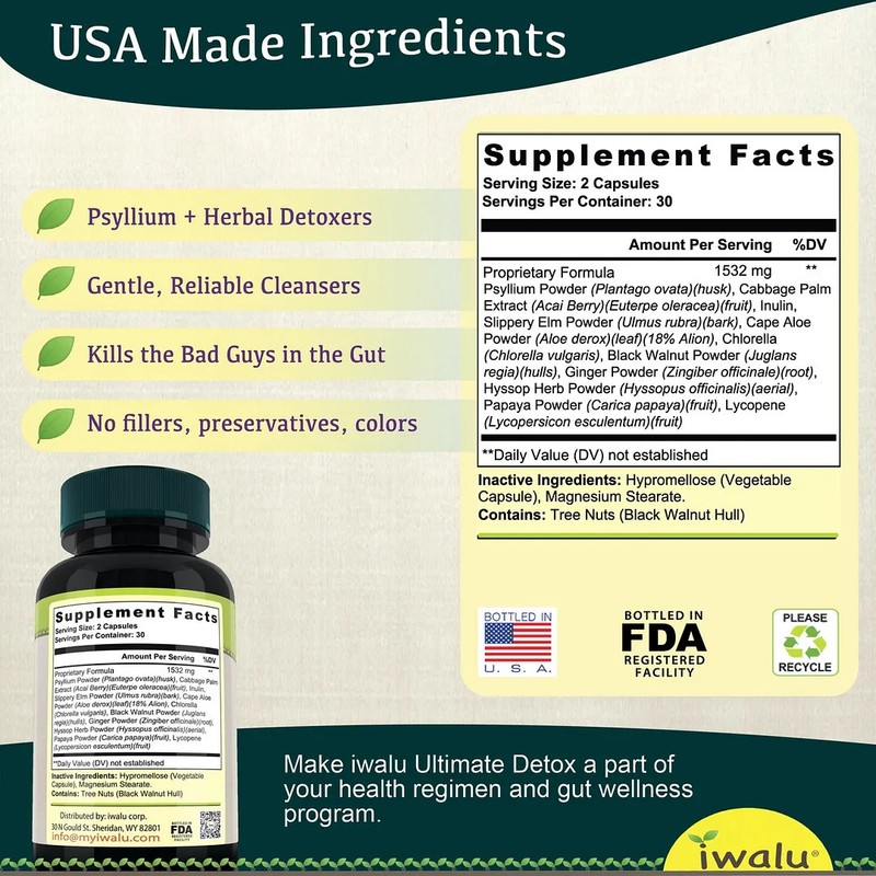 Slippery Elm | Best Supplement Capsule Pill Men Women FREE SHIP gallery