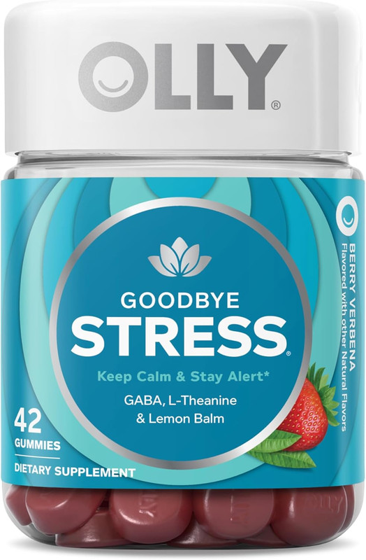 Goodbye Stress Gummy, GABA, L-Theanine, Lemon Balm, Stress Relief Supplement, Be