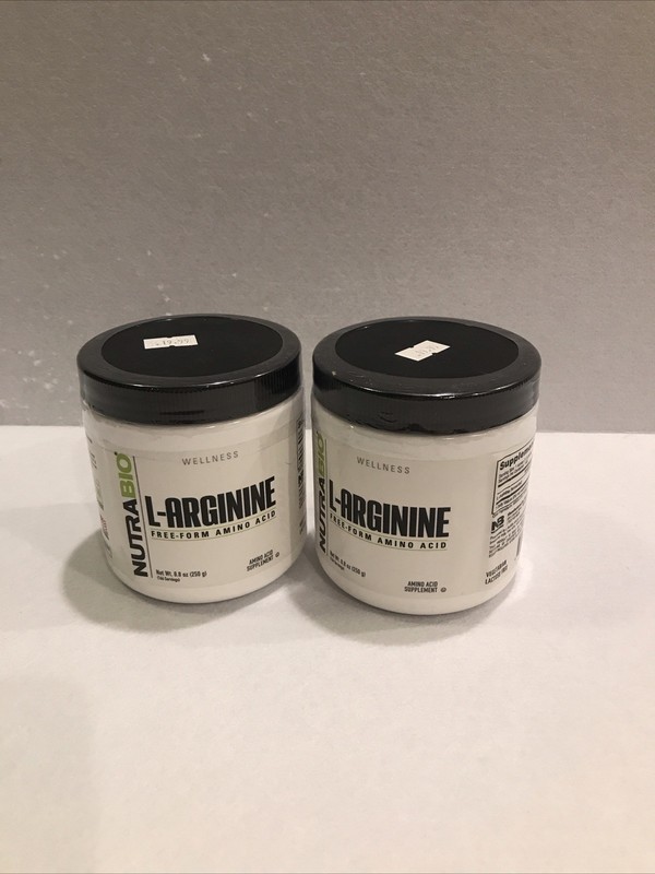 NutraBio L-Arginine Powder 166 Servings
