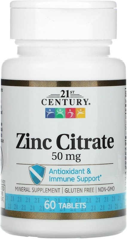 Healthcare Zinc Citrate Tablets 50Mg, 60 Count