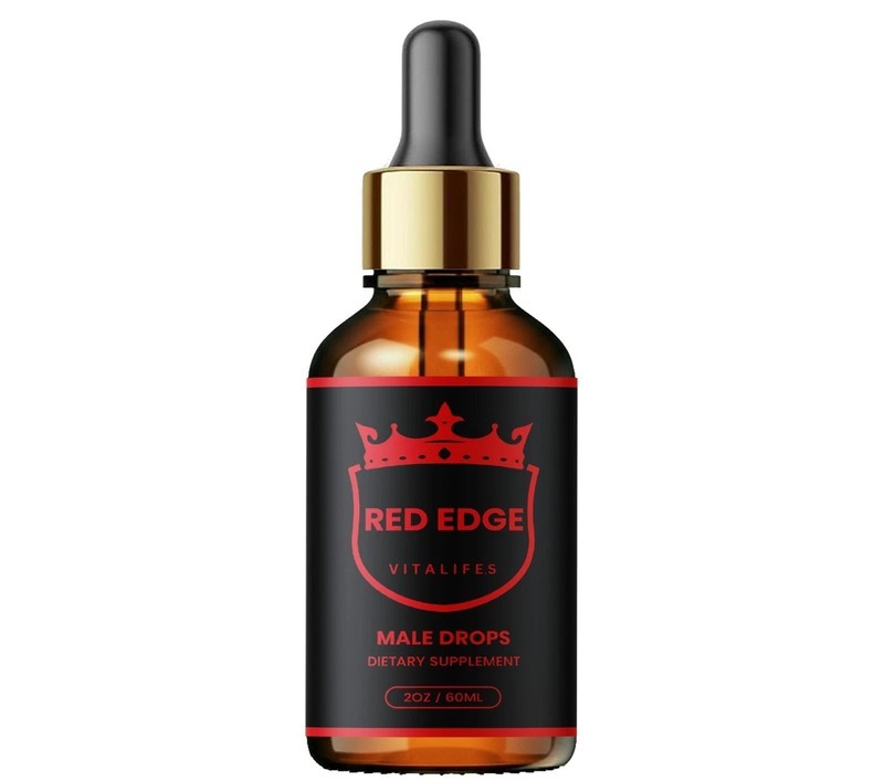 (1 Pack) Red Edge Male Support Drops Advanced RedEdge Supplement 30 Servings