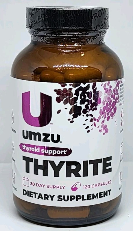 UMZU Thyrite Thyroid Support Dietary Supplement 120 Capsules New Exp. 12/2025