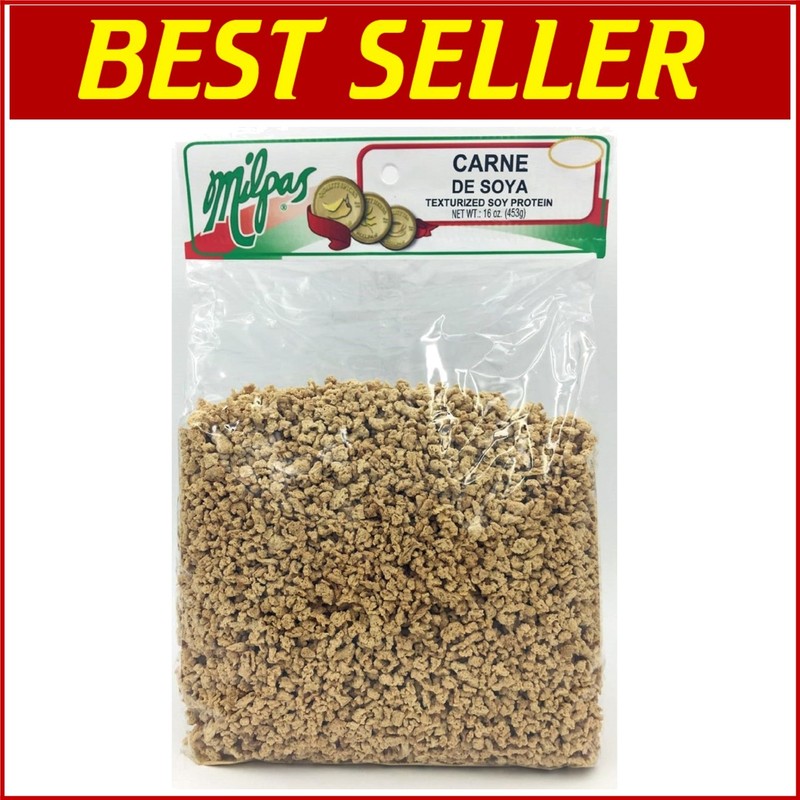 Nutritious Soya Carne Protein, 12 Bags of 16 oz – Ideal for Vegetarian Diets$