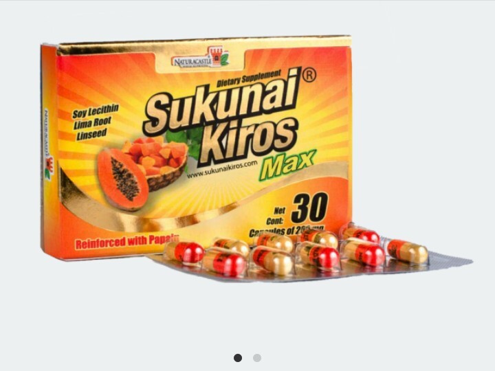 1 Pack Sukunai Kiros MAX Original 30 Caps 200mg Exp 2026 Up