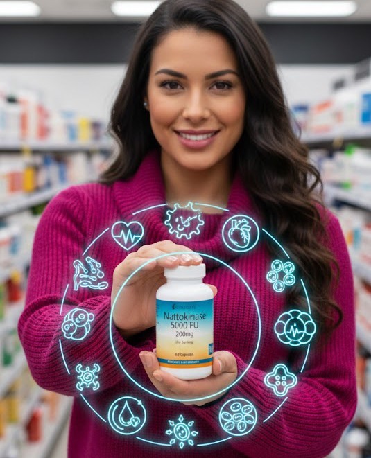 Nattokinase 5000FU Capsules serving – USA Deal