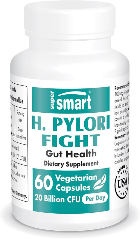 – H. Pylori Fight Natural Treatment 20 Billion CFU per Day (Probiotic Lactoba…