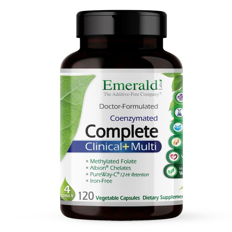 Emerald Labs Coenzymated Complete Clinical Multi-Purpose 120 Caps Exp:03/2027