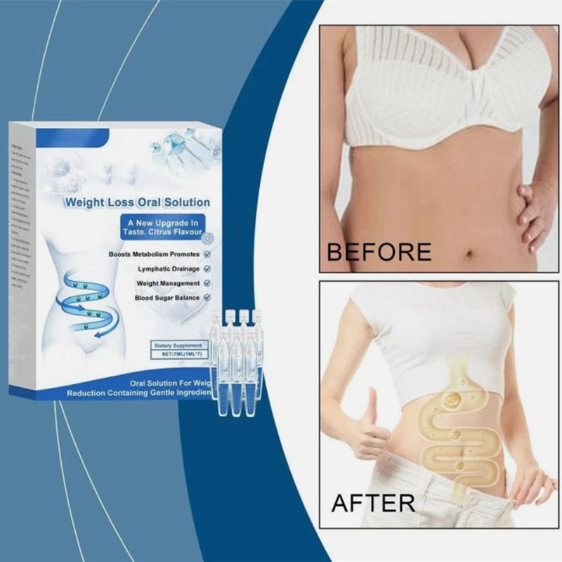 7~35PCS Weight Loss Oral Drops for Intestinal Slimming Boosting Metabolism US gallery
