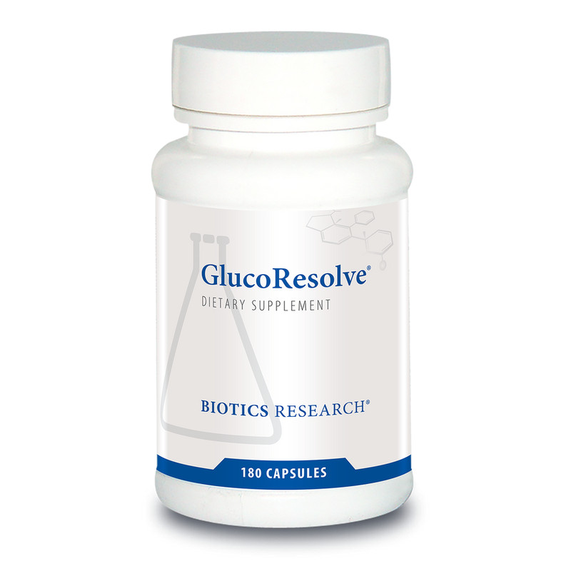 Biotics Research GlucoResolve Dietary Supplement – 180 Capsules Free Shipping