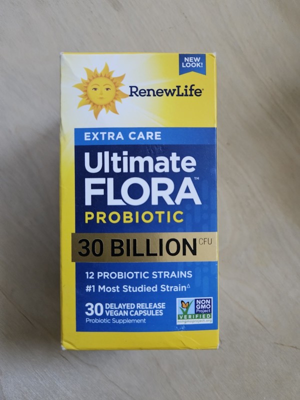 RenewLife Extra Care Ultimate Flora Probiotic 30 Billion 30 Capsules Exp 09/2027