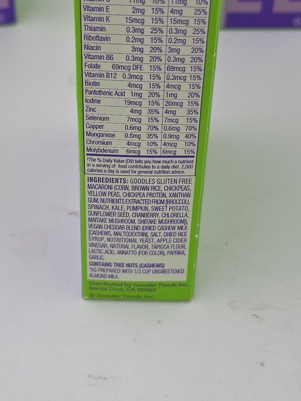 Goodles Gluten-Free Vegan Be Heroes Mac & Cheese, 7-Pack, 6oz, 11g Protein gallery