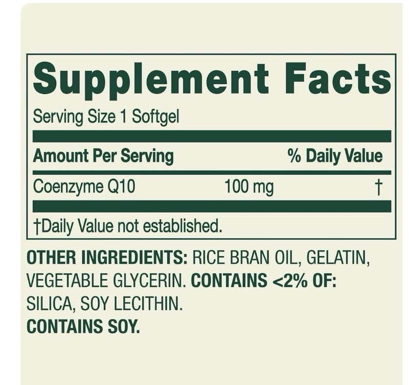 Spring Valley Rapid-Release CoQ10 Heart Health Dietary Supplement Softgels100mg. gallery