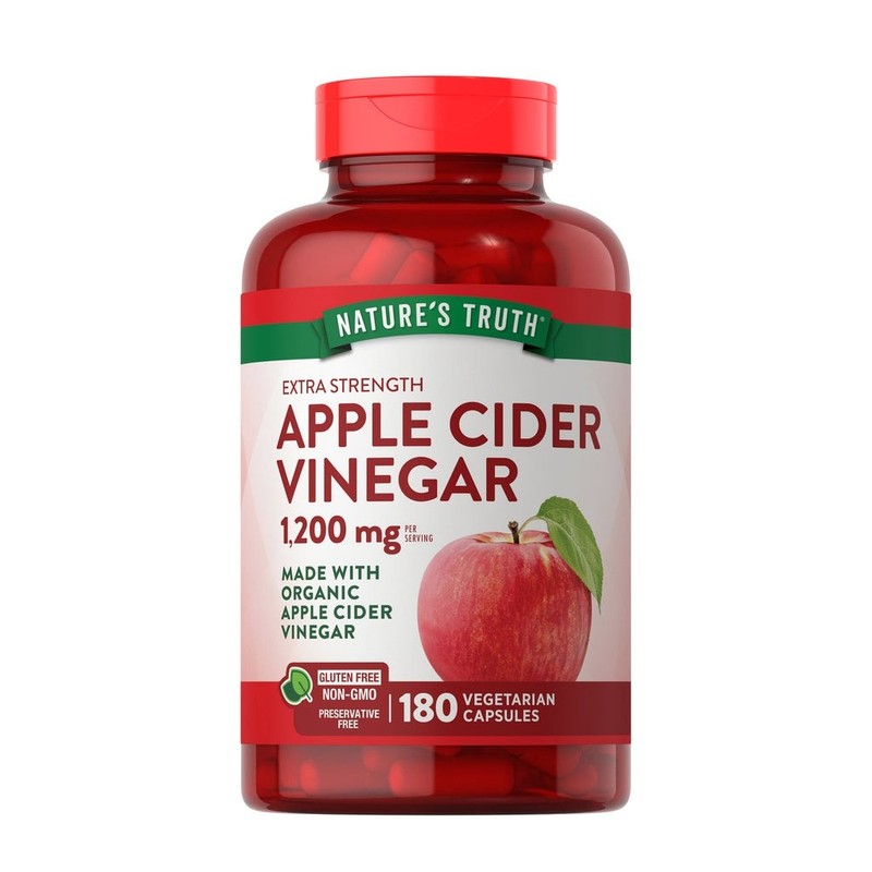 Nature’s Truth Apple Cider Vinegar 1200 mg., 180 Capsules