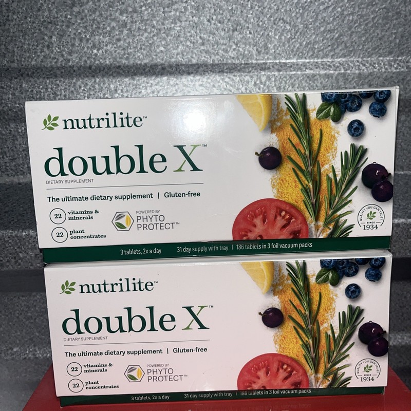 Nutrilite Double-X Multi-Vitamin Tablets, 31-Day Refill EXP:12/27 (2Pack)