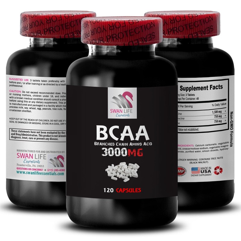 Strength elevation – BCAA 3000 – Athletic support 1 Bottle 120 Tablets