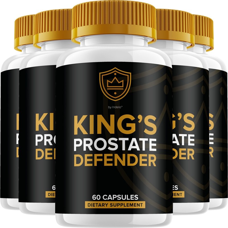 (5 Pack) Kings Prostate Defender For Men Capsules – Advanced Formula Supplements